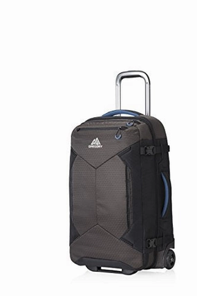 Gregory Mountain Products Split-Case 22 Inch Roller Duffel Bag, Slate Black, 22" Grab the Deal Now