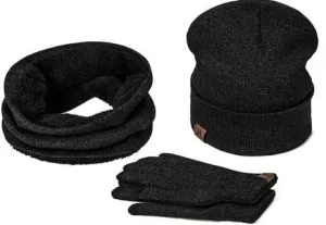 Collar Scarf   Gloves   Knitted Skullies Beanie Set Or Winter - Dark Grey,Rose Red,Coffee,Grey,Light Grey,Black Exclusive Online Offer Shop Grab Offer