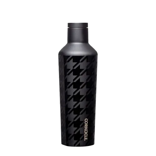 Corkcicle 16Oz Canteen | Houndstooth Collection - Onyx Big Sale Today Flash Sale Alert