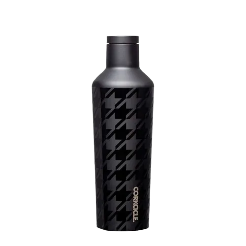Corkcicle 16Oz Canteen | Houndstooth Collection - Onyx Today Only Discount Steal Todays Offer
