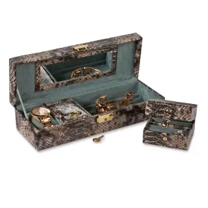 Flash Sale Alert Limited Offer Alert Snake Print Travel Jewelry Box