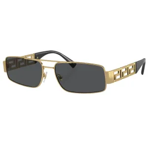 Big Savings Today Instant Deal Today Versace Ve2257 100287 Sunglasses - Gold Frame, Dark Grey Lens
