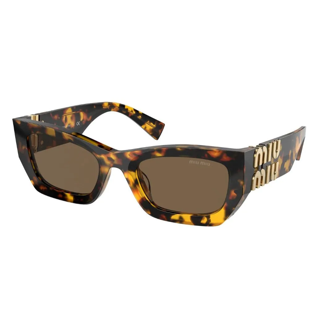 Miu Miu Mu 09Ws Vau06B WomenS Sunglasses C Honey Havana, Dark Brown Lenses Trending Now Offer Mega Online Discount