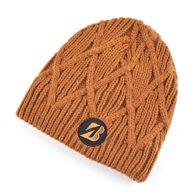 Mega Sale Now Weekend Flash Offer Skullies Beanies 2017 - Winter Knitted Hats For Men  - Black,Grey,Red,Yellow