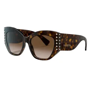 Valentino Va4056 500213 54 Havana Brown Gradient Trending Now Discount
