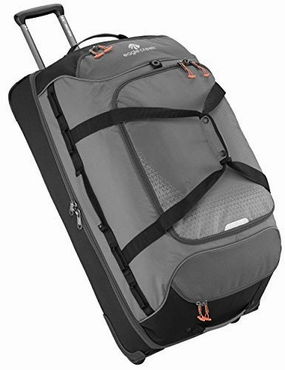 Deal Frenzy Today Hot Sale Alert Eagle Creek Expanse Drop Bottom Wheeled Duffel 32 Inch Luggage, Stone Grey