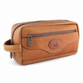 Online Exclusive Deal Hot Pick of the Day Santa Fe Leather Top Zip Shave Kit