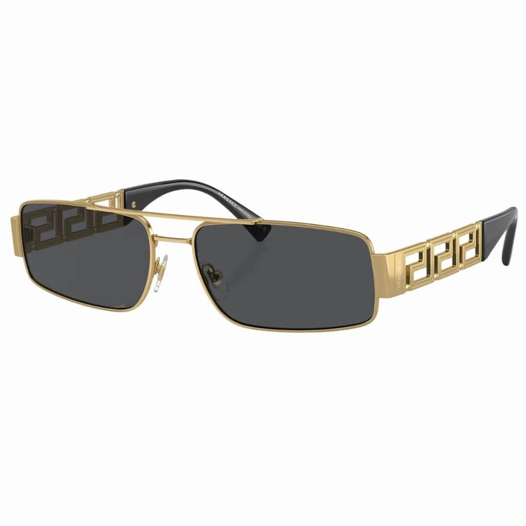 Big Savings Today Instant Deal Today Versace Ve2257 100287 Sunglasses - Gold Frame, Dark Grey Lens