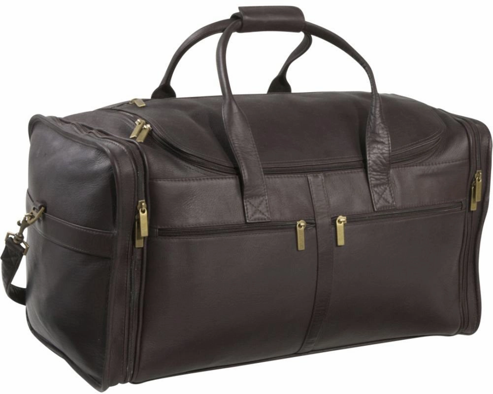 Ledonne Leather Classic Cabin Duffel Bag Instant Hot Deal