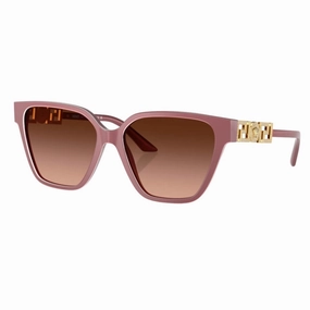 Versace Ve4471B 54755M - Perla Dark Ruby Frame, Pink Gradient Grey Lens Flash Sale Alert Shop Today Save