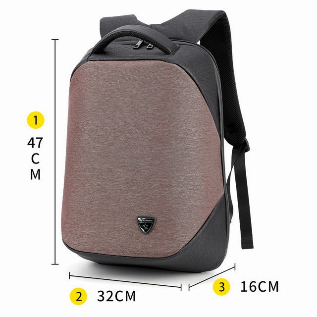 Hot Offer Inside Waterproof High Capacity Smart Backpack For School/Business/Travel - Black,Blue,Brown