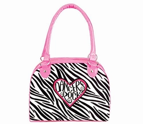 Trending Deals Today Dancers Rock Zebra Duffel (11.75" X 8.75" X 5.5")