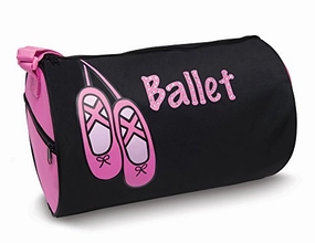 Dansbagz By Danshuz Girl'S Rhinestone Ballet Duffel Bag, Black, Hot Pink, Os Flash Sale Now