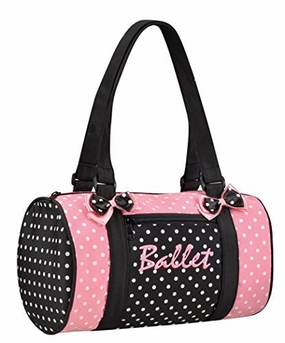 Dansbagz By Danshuz Women'S Dancin' Dots Ballet Duffel Bag, Pink, Os Mega Discount Today
