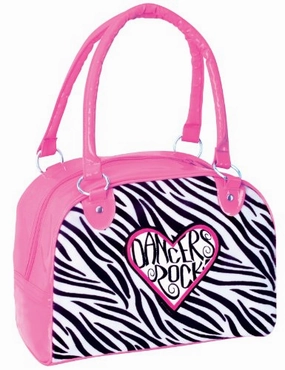 Hot Pick Sale Biggest Savings Now Dansbagz Dancers Rock Zebra Duffel Bag One Size Pink