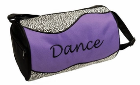 Dansbagz Silver Sizzle Duffel Bag One Size Purple Hot Pick Sale Limited Stock Hot Deal