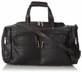 Shop the Best Deals Special Price Offer David King & Co. 19 X 9.5 Inch Multi Pocket Duffel, Black, One Size