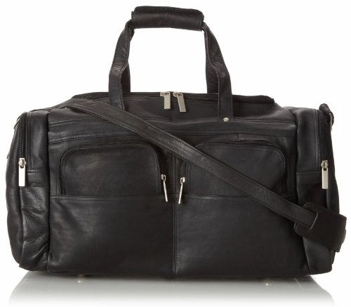 Shop the Best Deals Special Price Offer David King & Co. 19 X 9.5 Inch Multi Pocket Duffel, Black, One Size