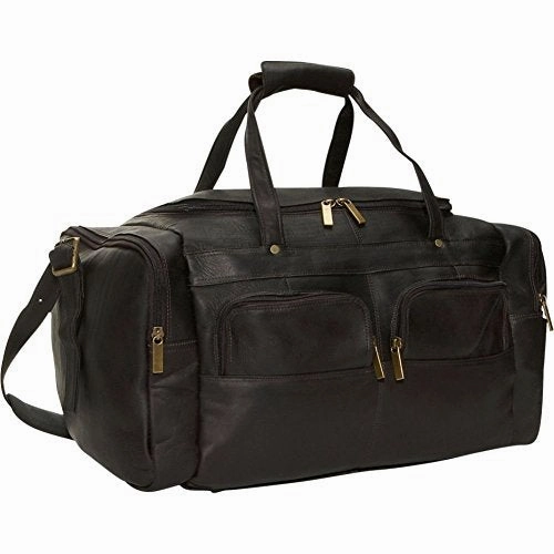 Save More Online David King & Co. 19 X 9.5 Inch Multi Pocket Duffel, Cafe, One Size