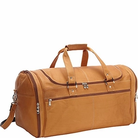 David King & Co. Deluxe Extra Large Multi Pocket Duffel, Tan, One Size Save Today Only