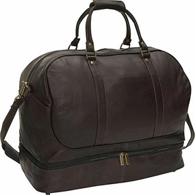 David King & Co. Duffel With Bottom Compartment, Cafe, One Size Online Exclusive Steal Clearance Savings Now