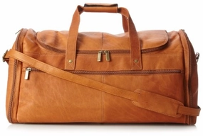 David King & Co. Extra Large Multi Pocket Duffel, Tan, One Size Todays Special Savings Trending Savings Now