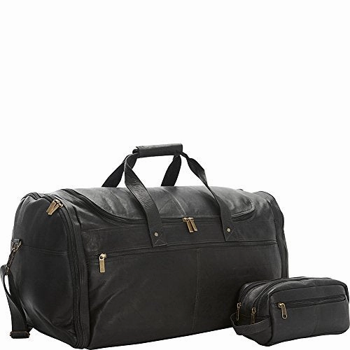 Today Only Offer David King & Co. Weekend Duffel And Shave Kit Combination - Exclusive (Black)