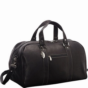 Last Chance Offer Daily Deal Frenzy David King Vaquetta Leather Deluxe A Frame Duffel In Black