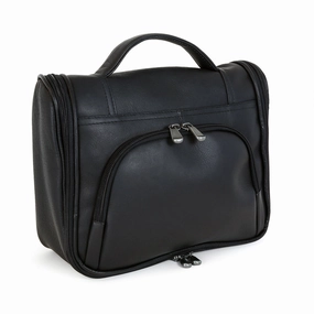 Mega Discount Today Mega Discount Event Daytrekr Leather Hanging Toiletry Kit