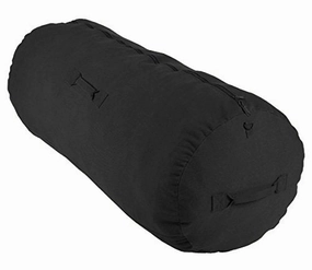 Hot Clearance Now Deluxe Duffel Bag W/Zipper, Black - 42"X15"X15"