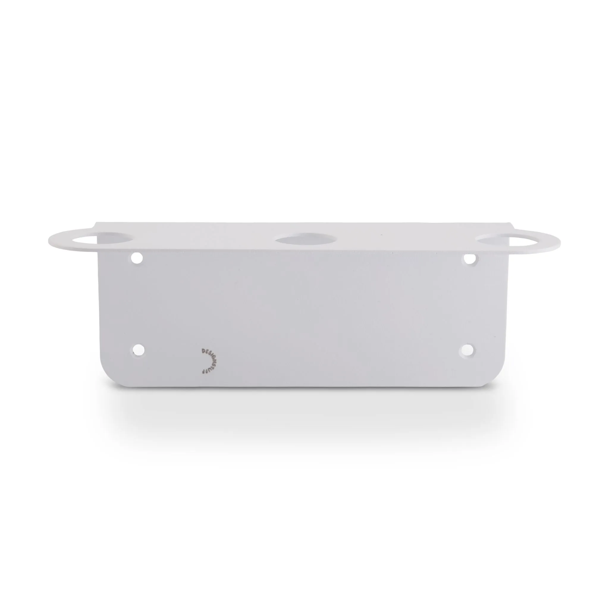 DESIGNSTUFF Floating Triple Soap Dispenser Holder, White
