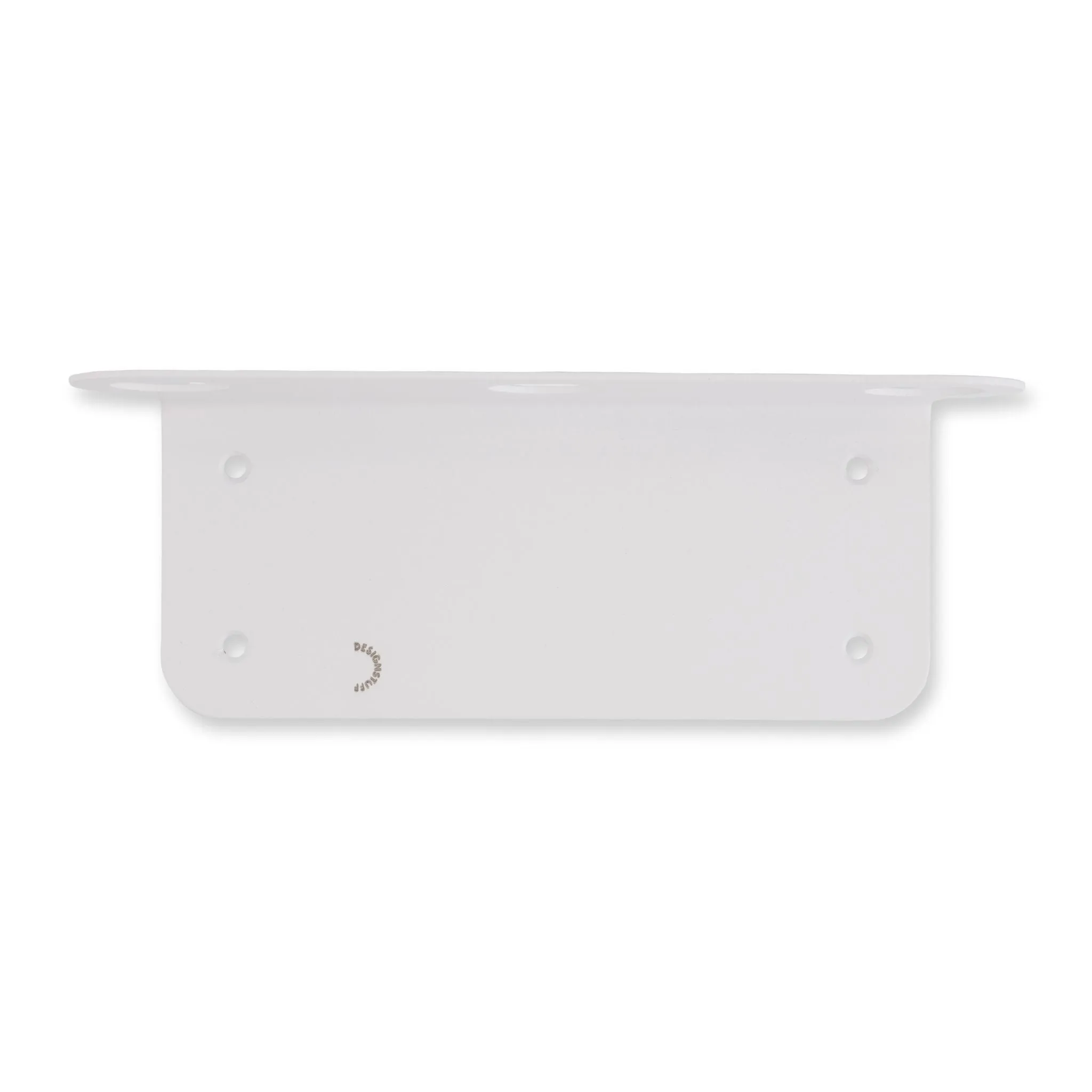 DESIGNSTUFF Floating Triple Soap Dispenser Holder, White