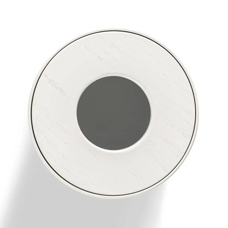 DESIGNSTUFF Round Bin, White