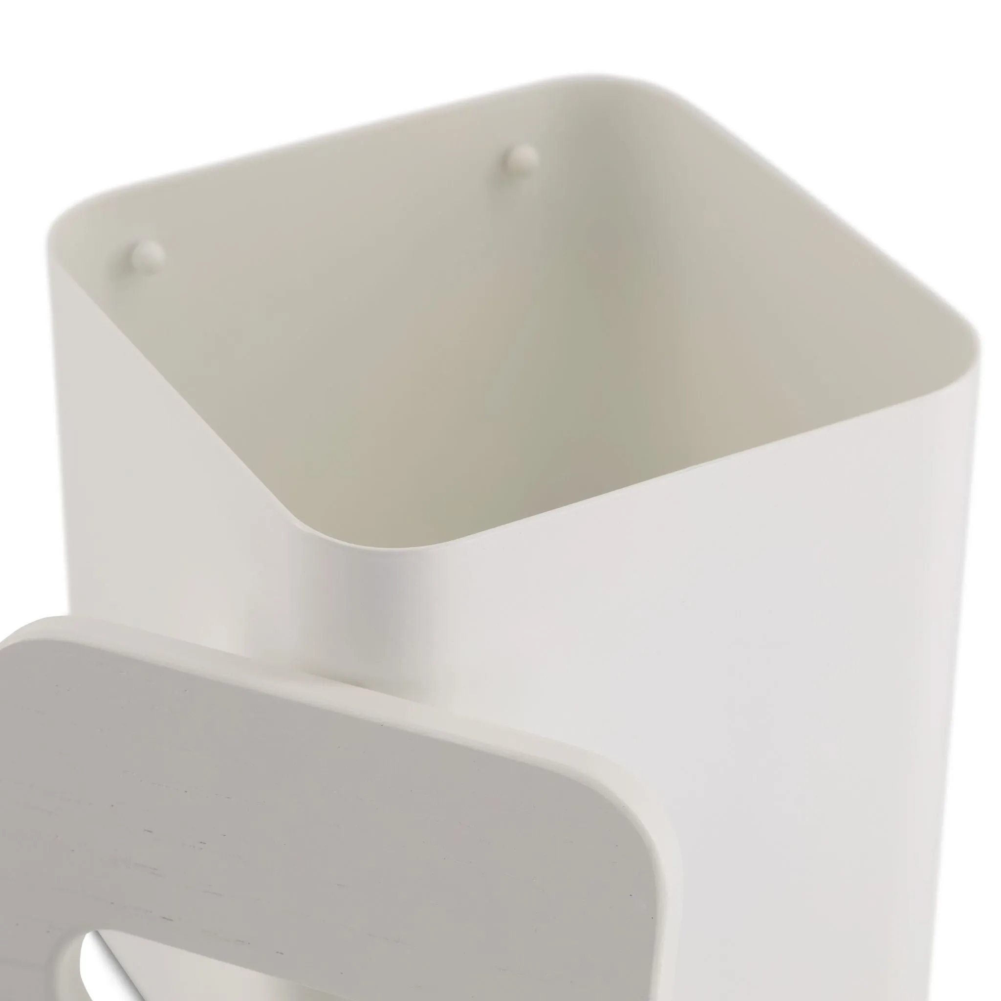 DESIGNSTUFF Square Tissue Box, White