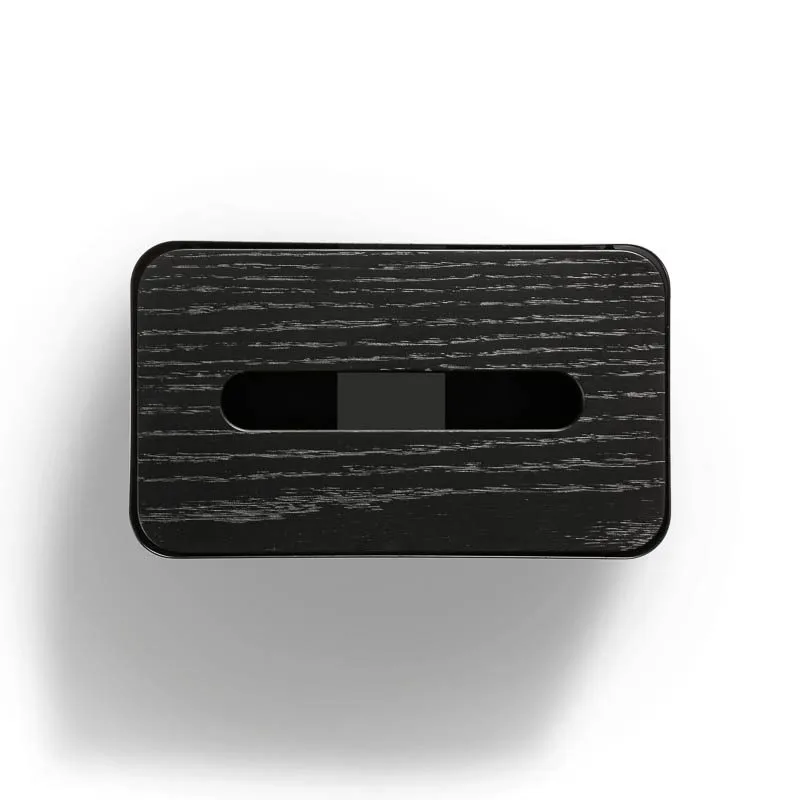 DESIGNSTUFF Tissue Box, Black