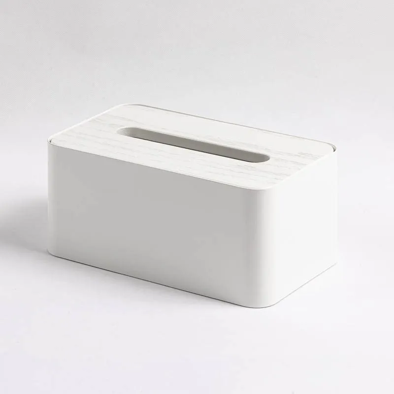 DESIGNSTUFF Tissue Box, White