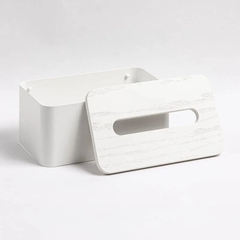 DESIGNSTUFF Tissue Box, White