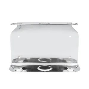 DESIGNSTUFF Triple Soap Dispenser Holder, Chrome