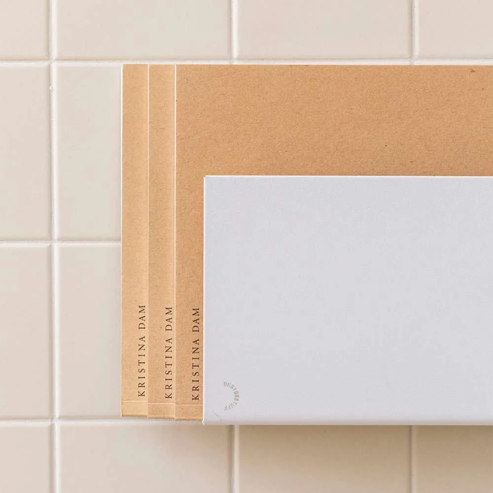 DESIGNSTUFF Wall Mounted Magazine Holder, White
