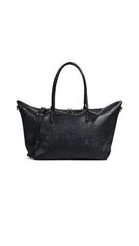 Special Steal Event MustHave Deal Deux Lux Women'S Perforated Duffel Bag, Black, One Size