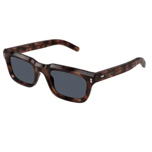Shop Grab Now Gucci Gg1524S 002 MenS Sunglasses - Havana Frame, Blue Lenses