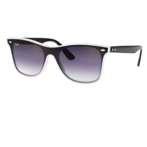 Ray-Ban Rb4440N 64160U White Square Sunglasses Violet/Blue For Men And Women Special Deals Online