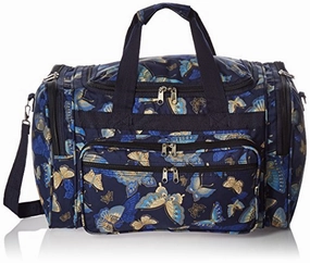 World Traveler Women'S Value Series Blue Moon 19-Inch Duffel Bag, Gold Butterfly, One Size MustHave Deals