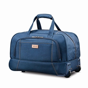 Clearance Sale Now Dont Miss This Deal American Tourister Belle Voyage Wheeled Duffel 20 Rolling Duffel, Blue Denim