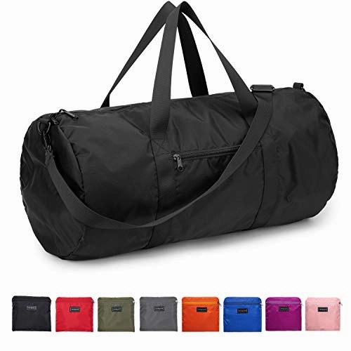 Vorspack Small Duffel Bag 20 Inches Foldable Gym Bag For Men Women Duffle Bag Lightweight With Inner Pocket For Travel Sports - Black Hot Sale Alert Shop Save Today