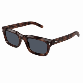 Shop Grab Now Gucci Gg1524S 002 MenS Sunglasses - Havana Frame, Blue Lenses