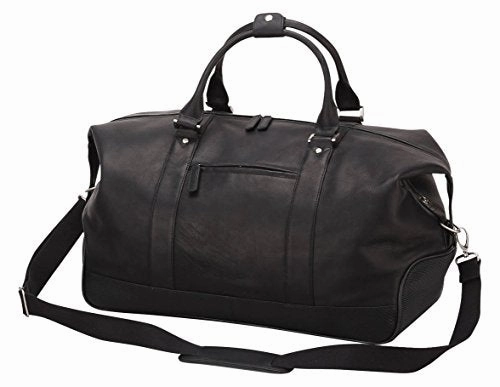 Bellino Eiffel Leather Duffel, 20" L, Black Mega Discount Today Save More Online