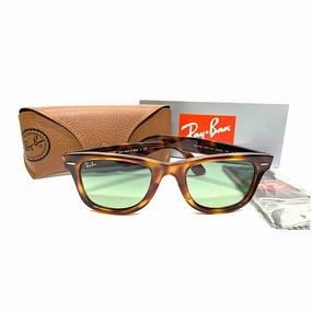 Hot Sale Alert Todays Best Deal Ray-Ban Wayfarer Ease Rb4340 63974M Tortoise - Green Lenses(Injected)
