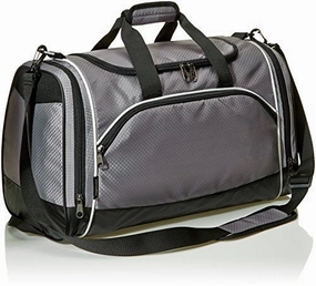 Today Only Hot Sale Hot Clearance Now Amazonbasics Sports Duffel - Medium, Grey