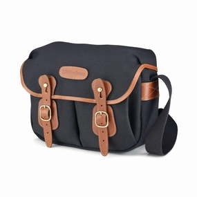 Special Steal Event Billingham Hadley Small Shoulder Bag, 3.5L - Black Canvas / Tan Leather (Olive Lining)